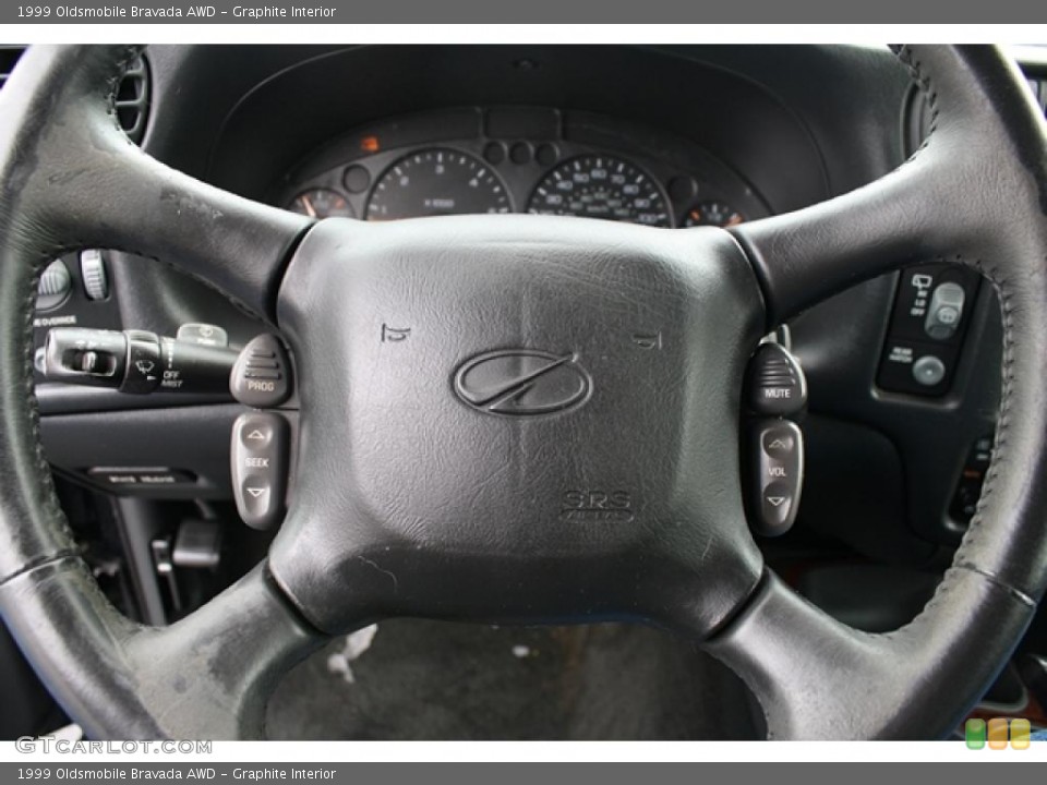 Graphite Interior Steering Wheel for the 1999 Oldsmobile Bravada AWD #44880505