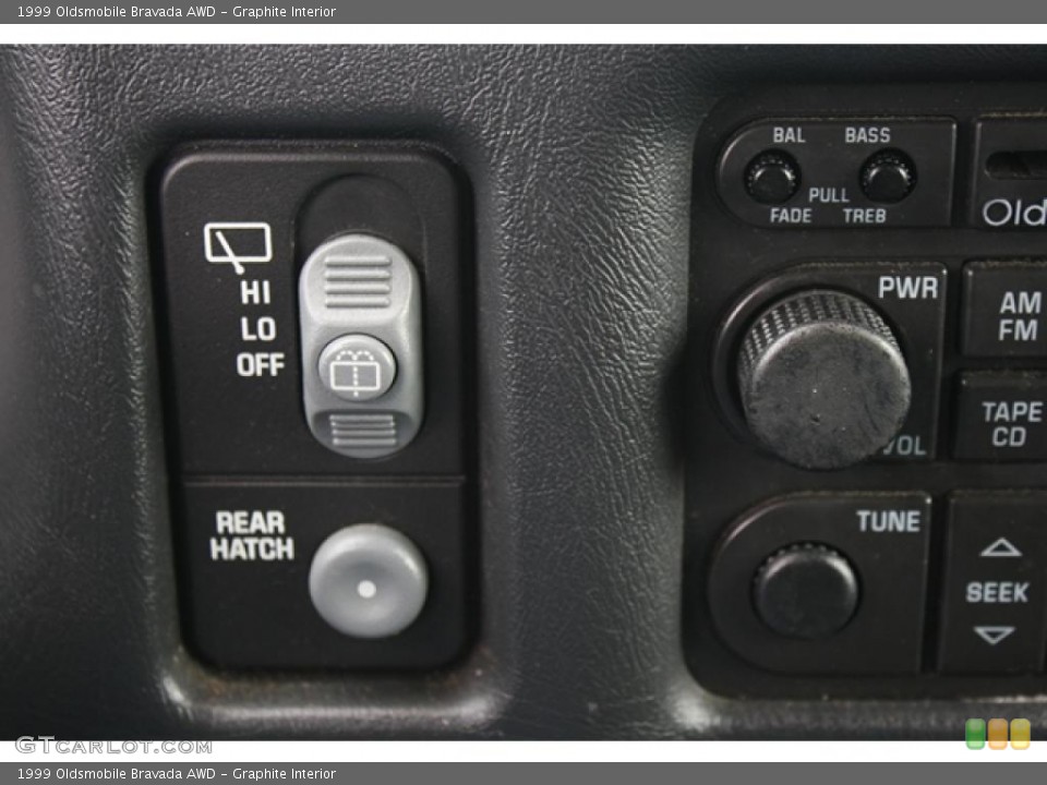 Graphite Interior Controls for the 1999 Oldsmobile Bravada AWD #44880521