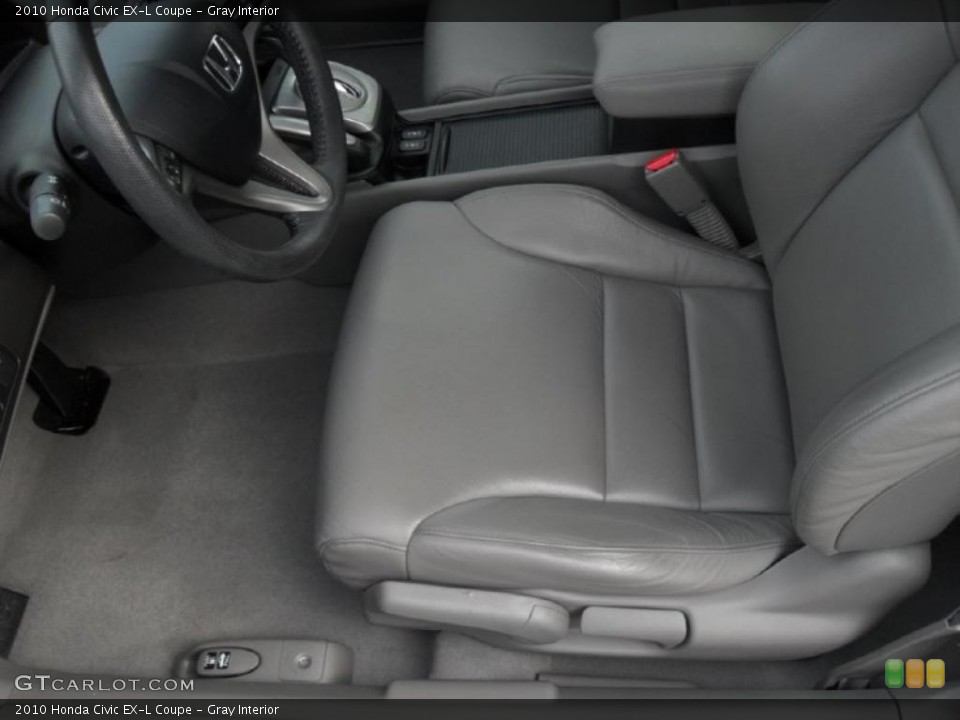 Gray Interior Photo for the 2010 Honda Civic EX-L Coupe #44881233