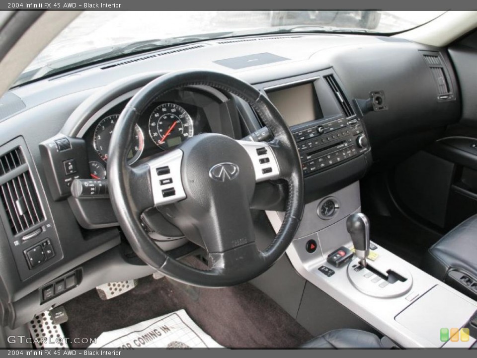 Black Interior Dashboard for the 2004 Infiniti FX 45 AWD #44881965