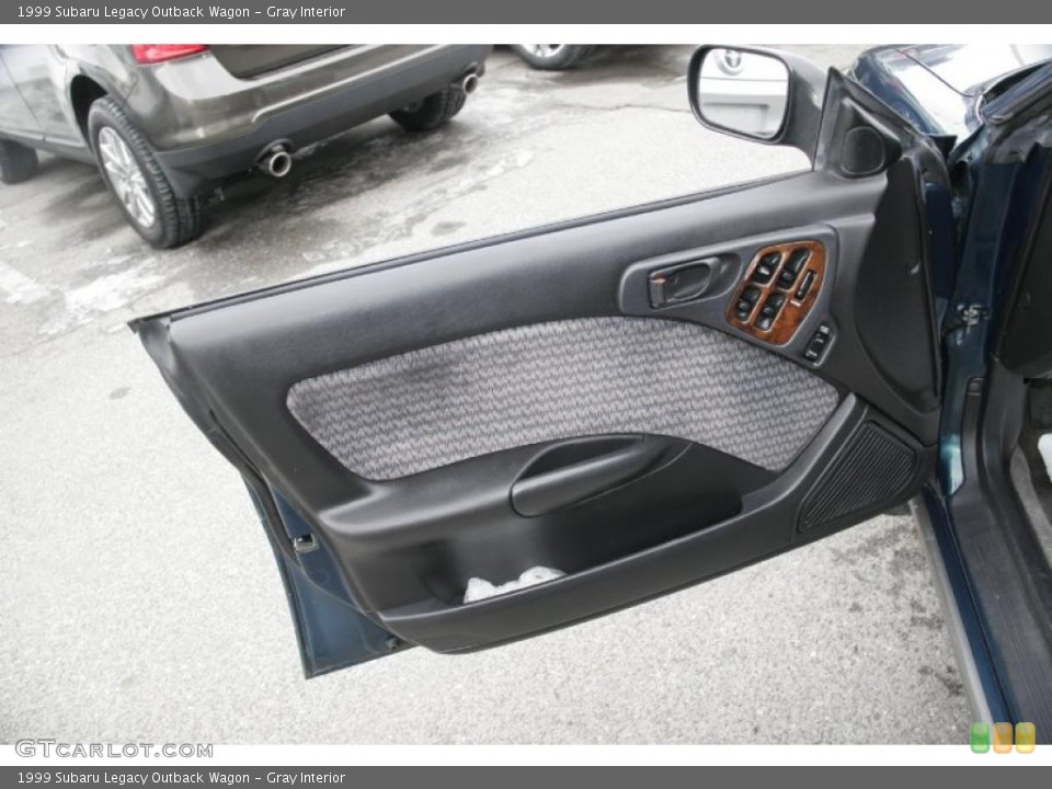 Gray Interior Door Panel for the 1999 Subaru Legacy Outback Wagon #44883549