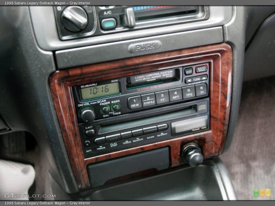 Gray Interior Controls for the 1999 Subaru Legacy Outback Wagon #44883569