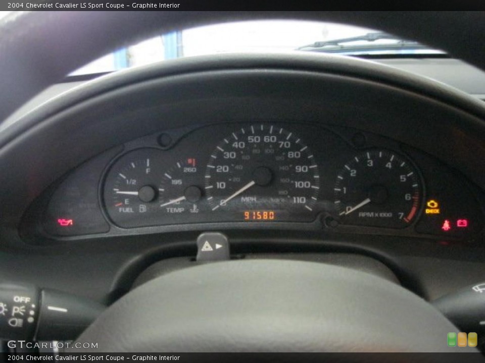 Graphite Interior Gauges for the 2004 Chevrolet Cavalier LS Sport Coupe #44883577