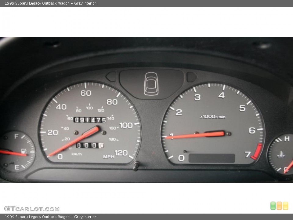 Gray Interior Gauges for the 1999 Subaru Legacy Outback Wagon #44883593