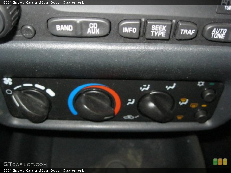 Graphite Interior Controls for the 2004 Chevrolet Cavalier LS Sport Coupe #44883613
