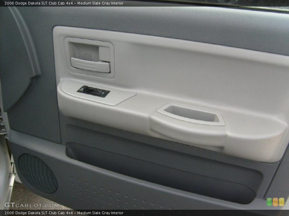 Medium Slate Gray Interior Door Panel for the 2006 Dodge Dakota SLT Club Cab 4x4 #44885473