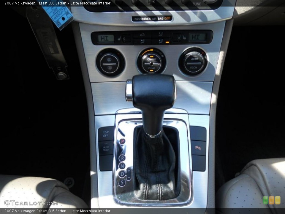 Latte Macchiato Interior Transmission for the 2007 Volkswagen Passat 3.6 Sedan #44885549
