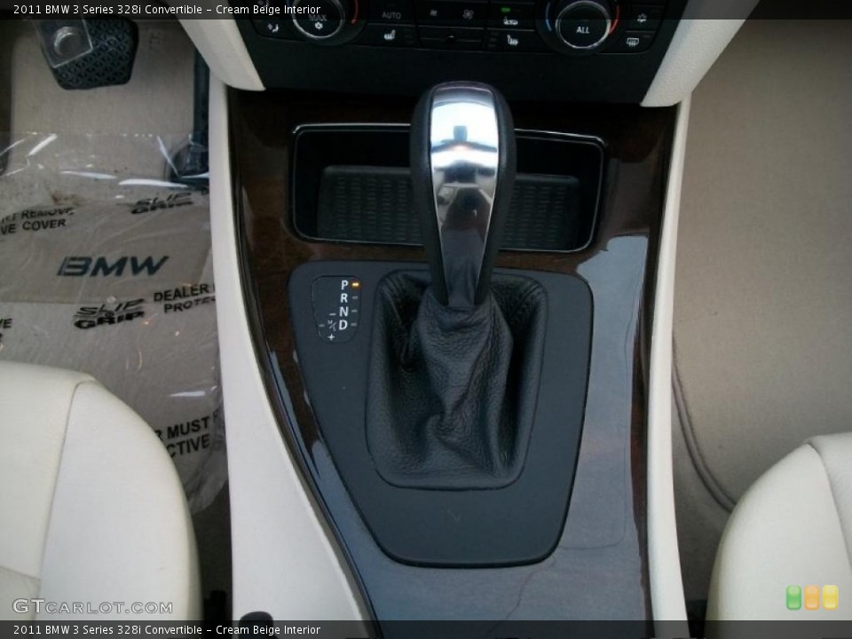 Cream Beige Interior Transmission for the 2011 BMW 3 Series 328i Convertible #44887725