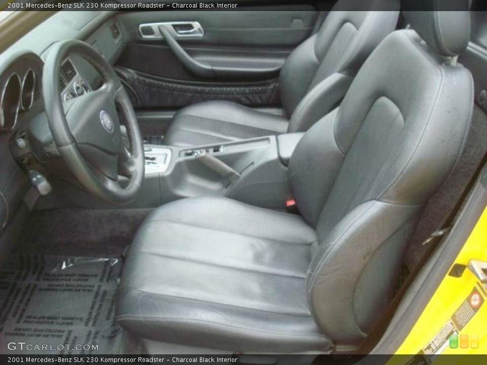 Charcoal Black Interior Photo for the 2001 Mercedes-Benz SLK 230 Kompressor Roadster #44888517