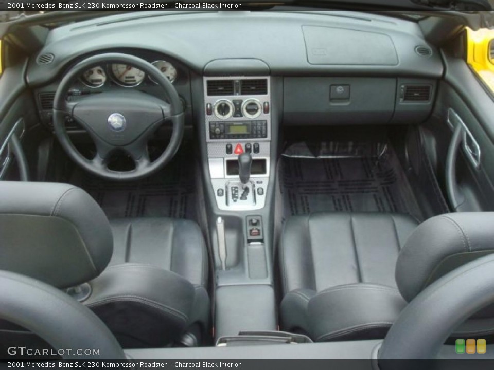 Charcoal Black Interior Dashboard for the 2001 Mercedes-Benz SLK 230 Kompressor Roadster #44888521