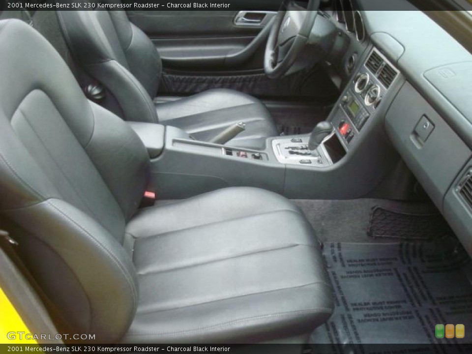 Charcoal Black Interior Photo for the 2001 Mercedes-Benz SLK 230 Kompressor Roadster #44888525