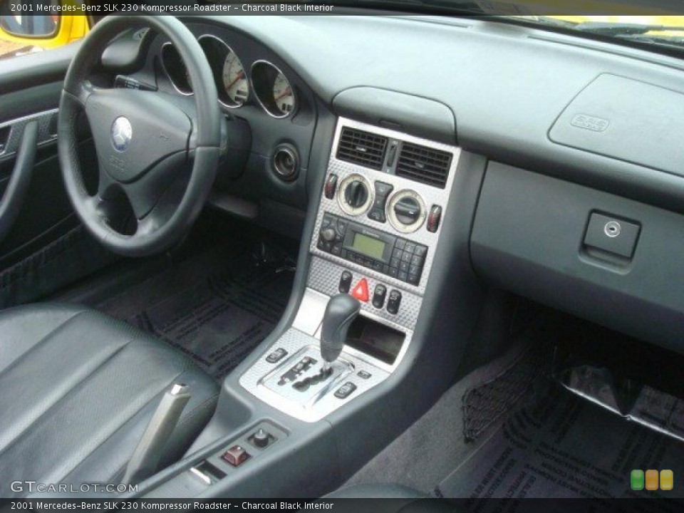 Charcoal Black Interior Dashboard for the 2001 Mercedes-Benz SLK 230 Kompressor Roadster #44888529