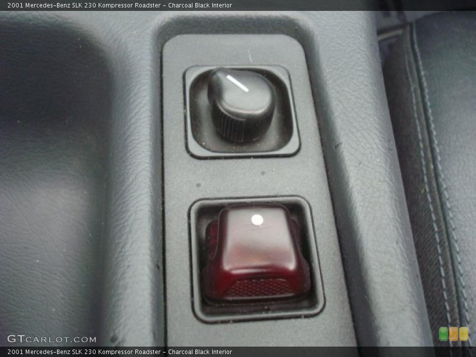 Charcoal Black Interior Controls for the 2001 Mercedes-Benz SLK 230 Kompressor Roadster #44888549