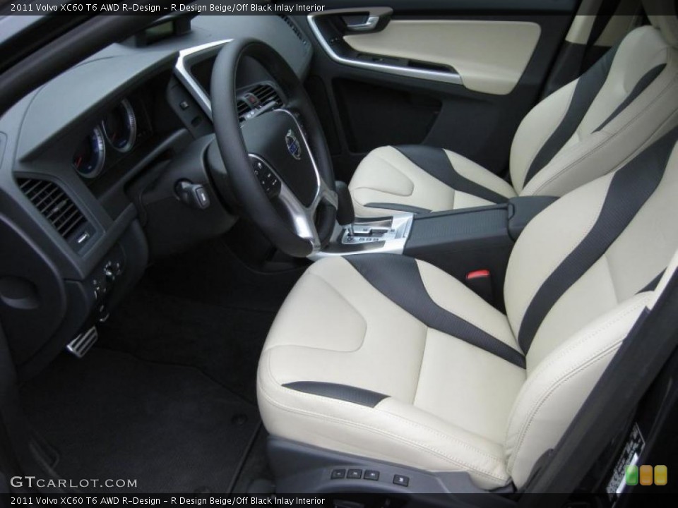 R Design Beige/Off Black Inlay Interior Photo for the 2011 Volvo XC60 T6 AWD R-Design #44892437