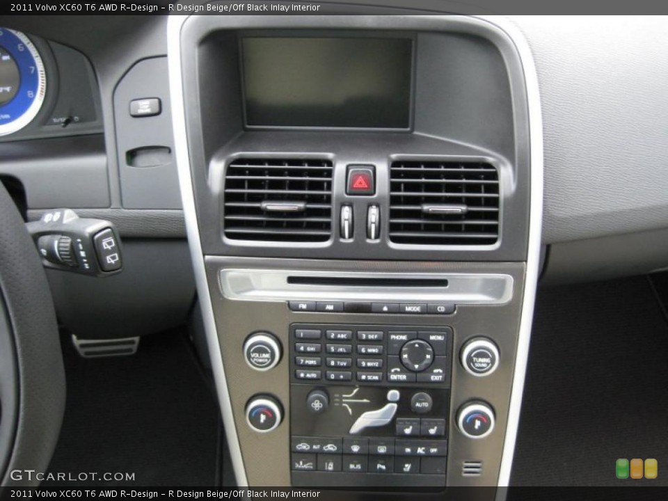 R Design Beige/Off Black Inlay Interior Controls for the 2011 Volvo XC60 T6 AWD R-Design #44892625