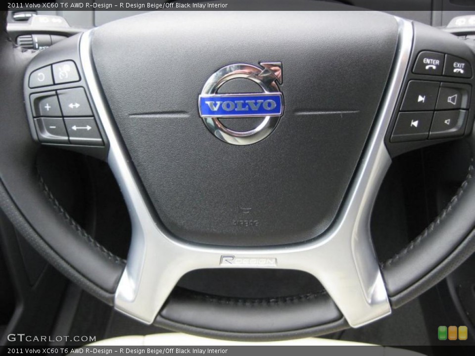 R Design Beige/Off Black Inlay Interior Controls for the 2011 Volvo XC60 T6 AWD R-Design #44892653