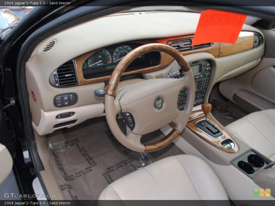 Sand Interior Prime Interior for the 2004 Jaguar S-Type 3.0 #44892745