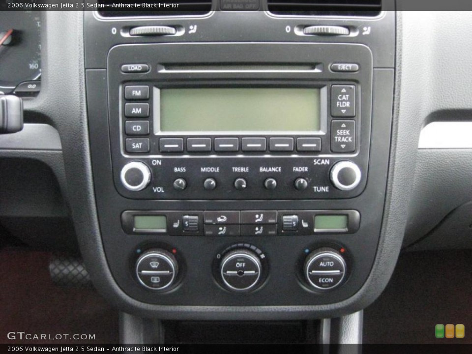 Anthracite Black Interior Controls for the 2006 Volkswagen Jetta 2.5 Sedan #44893573