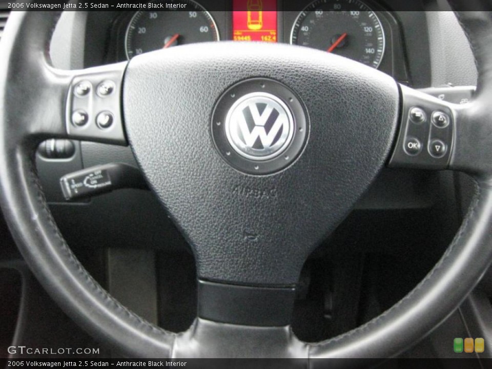 Anthracite Black Interior Controls for the 2006 Volkswagen Jetta 2.5 Sedan #44893629