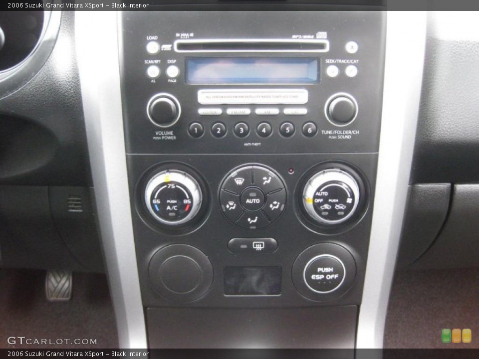 Black Interior Controls for the 2006 Suzuki Grand Vitara XSport #44894109