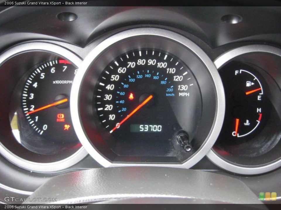 Black Interior Gauges for the 2006 Suzuki Grand Vitara XSport #44894157