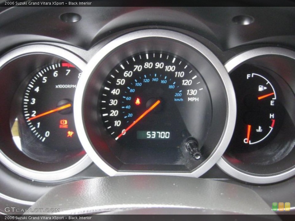 Black Interior Gauges for the 2006 Suzuki Grand Vitara XSport #44894157