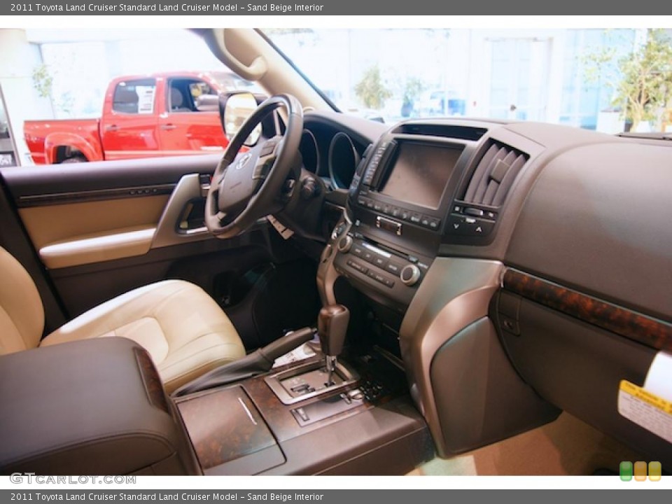 Sand Beige Interior Dashboard for the 2011 Toyota Land Cruiser  #44894521