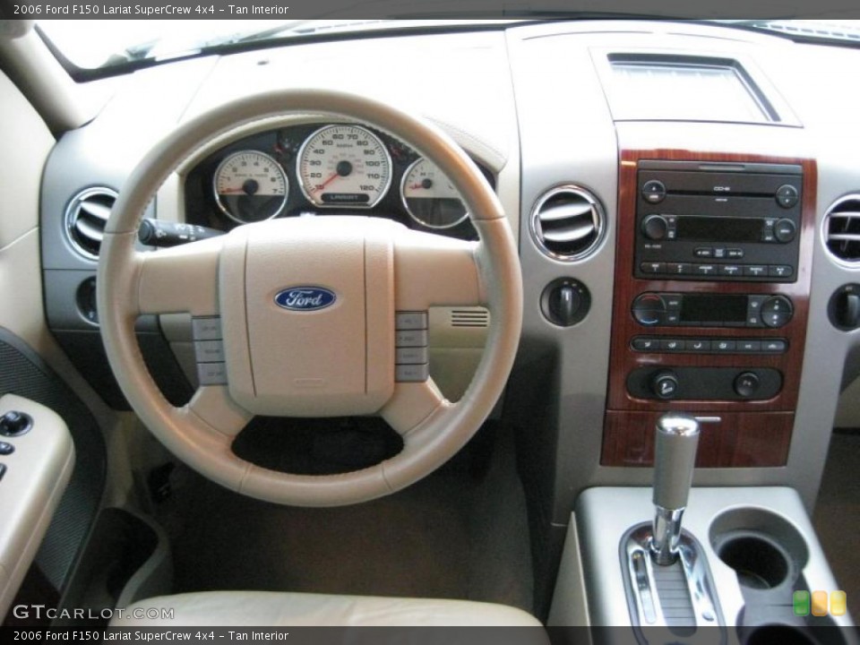 Tan Interior Dashboard for the 2006 Ford F150 Lariat SuperCrew 4x4 #44894613