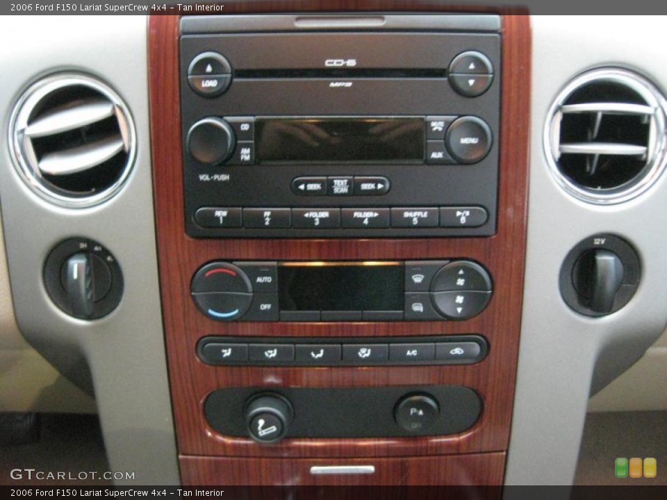 Tan Interior Controls for the 2006 Ford F150 Lariat SuperCrew 4x4 #44894629