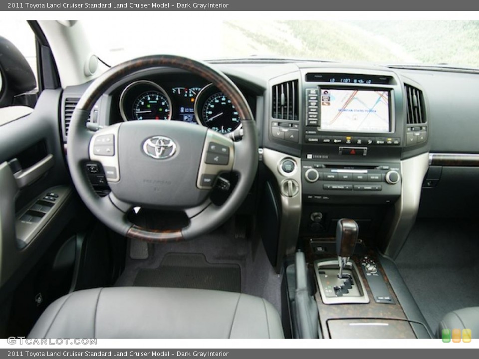 Dark Gray Interior Dashboard for the 2011 Toyota Land Cruiser  #44894669