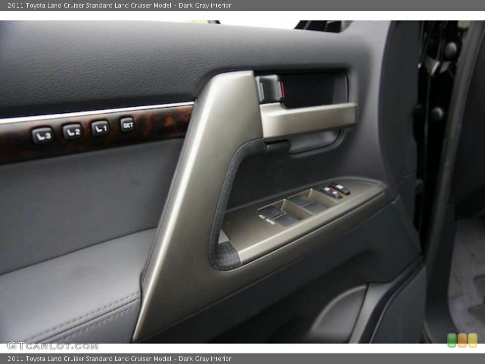 Dark Gray Interior Controls for the 2011 Toyota Land Cruiser  #44894717