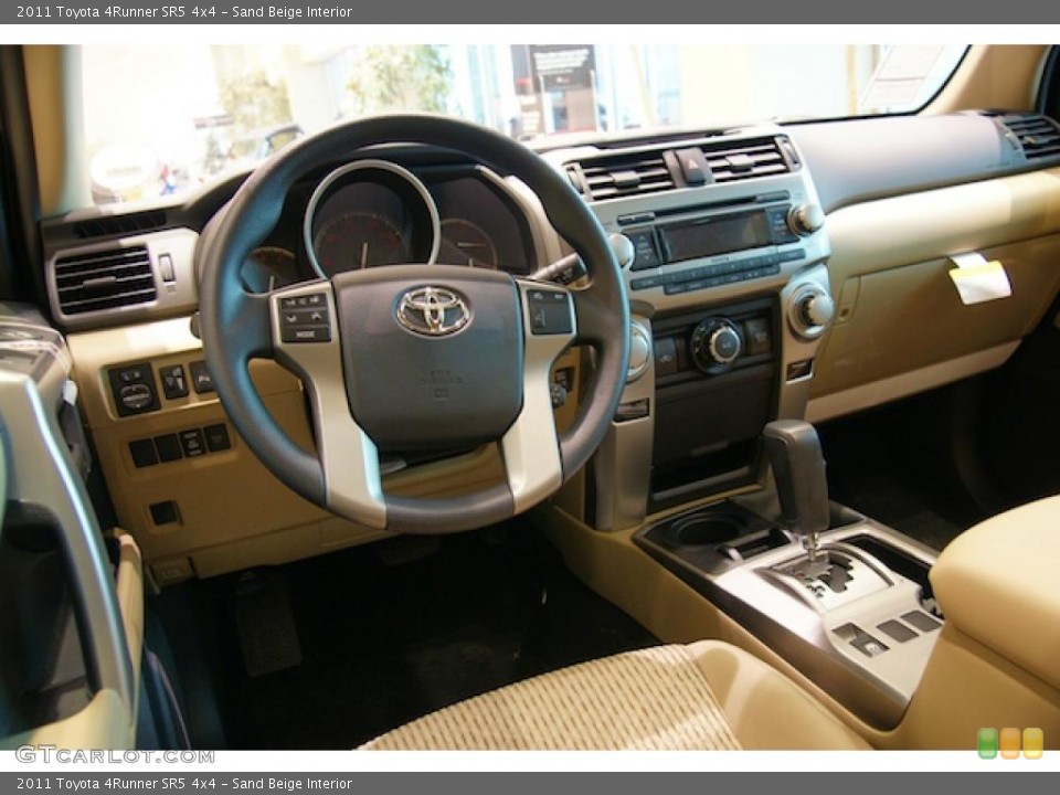 Sand Beige Interior Prime Interior for the 2011 Toyota 4Runner SR5 4x4 #44894829