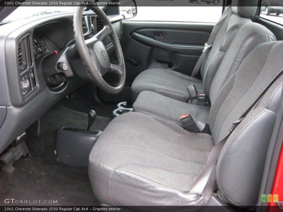 Graphite Interior Photo for the 2001 Chevrolet Silverado 1500 Regular Cab 4x4 #44895450