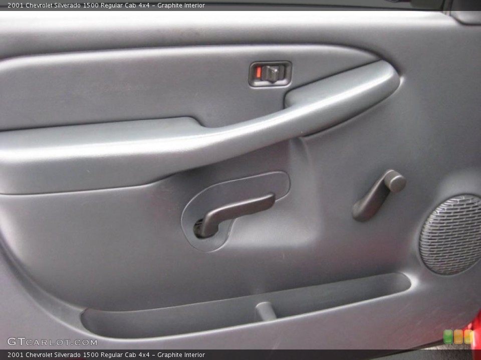 Graphite Interior Door Panel for the 2001 Chevrolet Silverado 1500 Regular Cab 4x4 #44895478