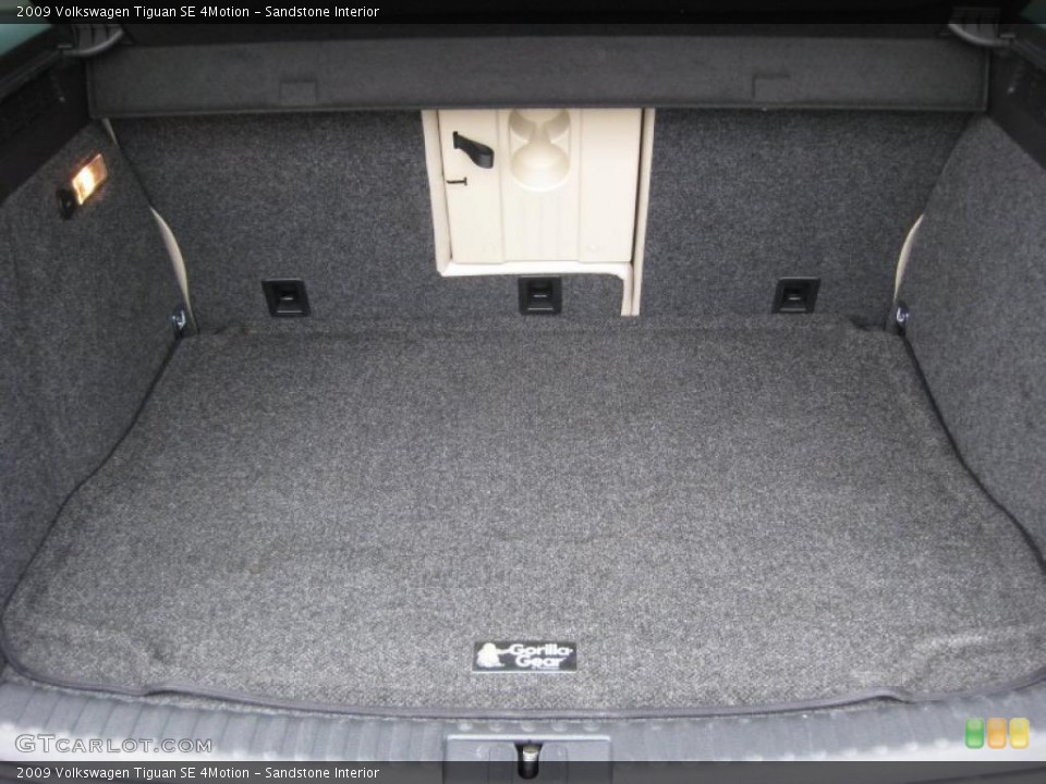 Sandstone Interior Trunk for the 2009 Volkswagen Tiguan SE 4Motion #44895842