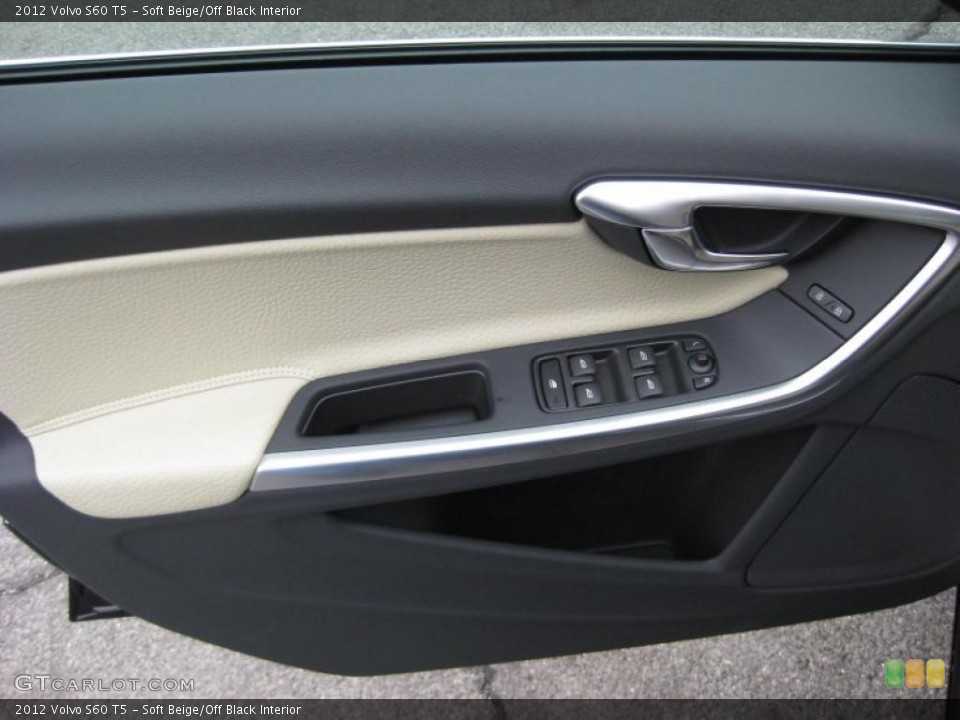 Soft Beige/Off Black Interior Door Panel for the 2012 Volvo S60 T5 #44897198