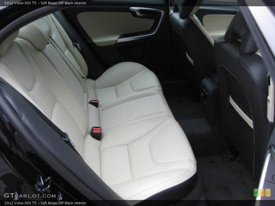Soft Beige/Off Black Interior Photo for the 2012 Volvo S60 T5 #44897306