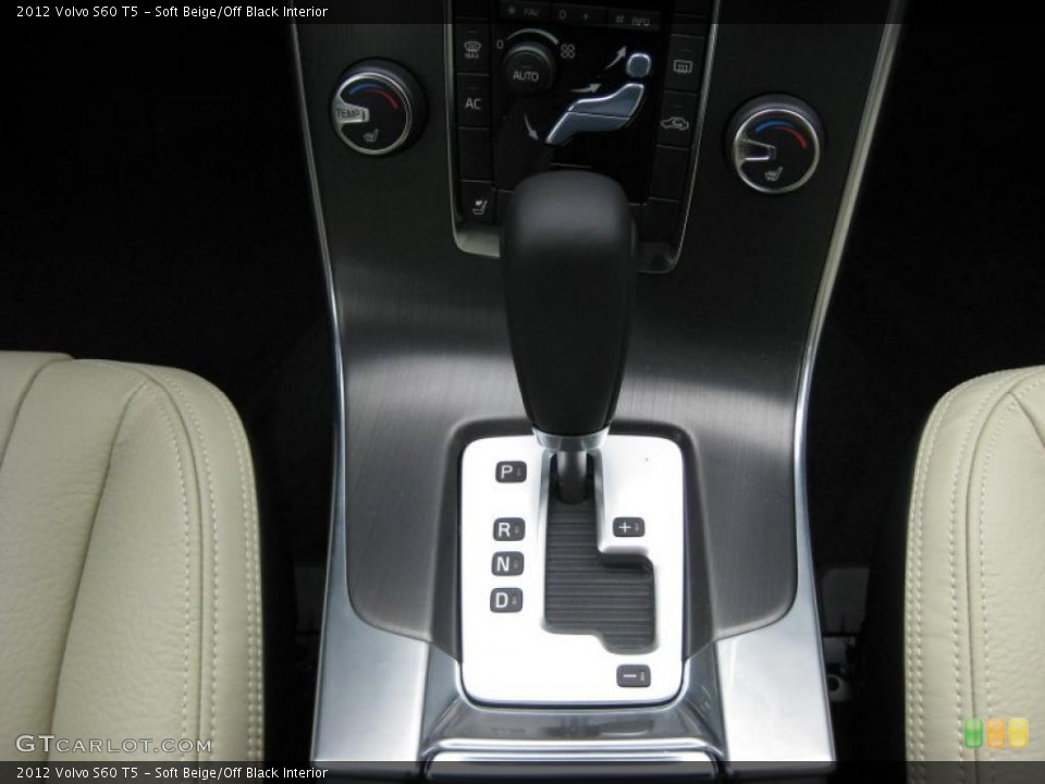 Soft Beige/Off Black Interior Transmission for the 2012 Volvo S60 T5 #44897390