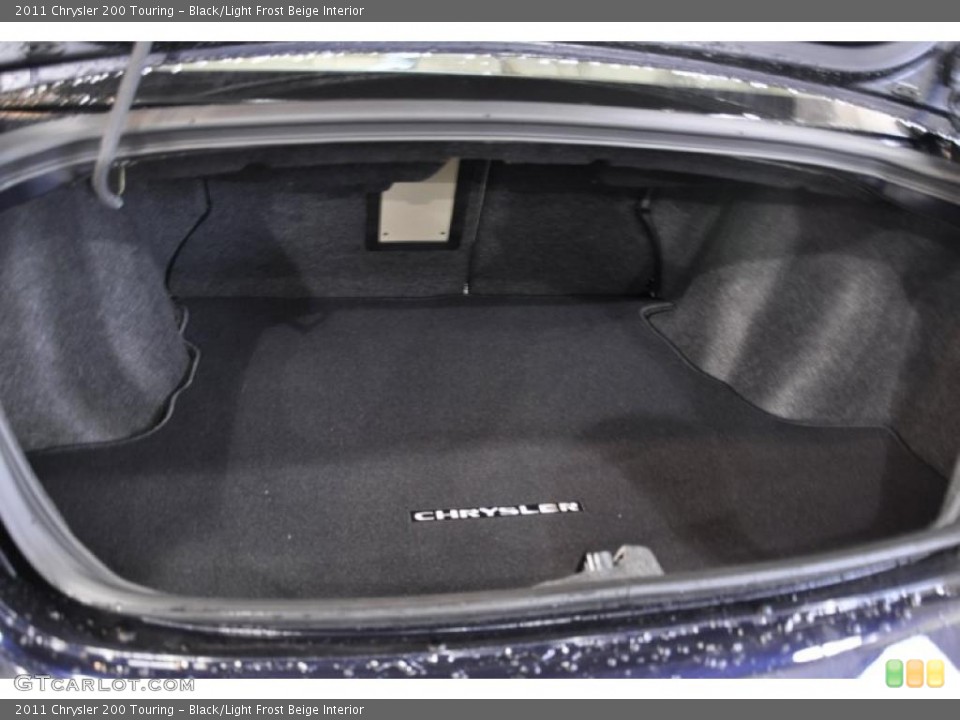 Black/Light Frost Beige Interior Trunk for the 2011 Chrysler 200 Touring #44897610
