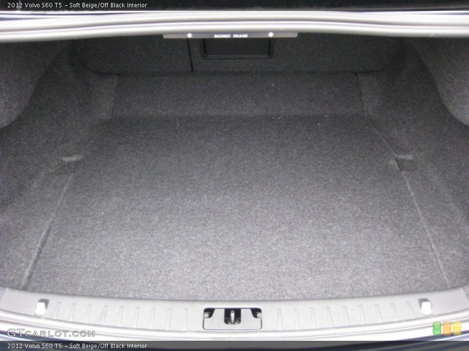 Soft Beige/Off Black Interior Trunk for the 2012 Volvo S60 T5 #44897618