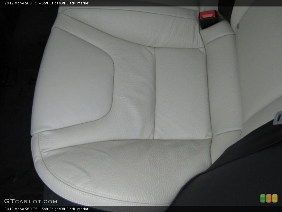 Soft Beige/Off Black Interior Photo for the 2012 Volvo S60 T5 #44897698