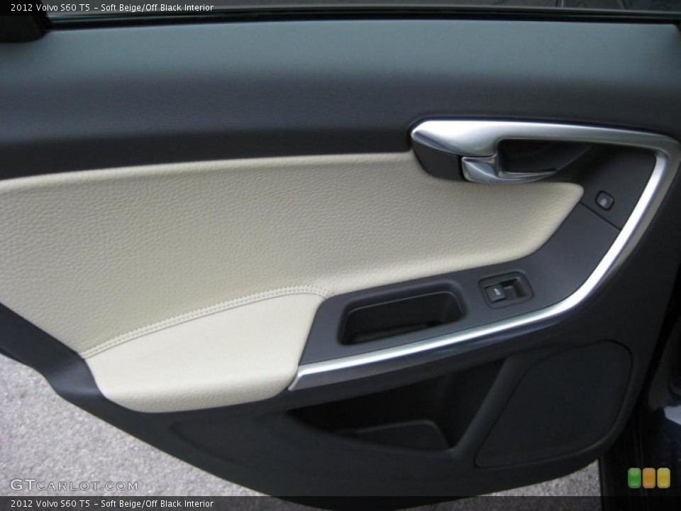 Soft Beige/Off Black Interior Door Panel for the 2012 Volvo S60 T5 #44897710