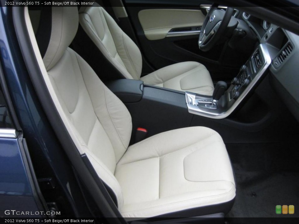 Soft Beige/Off Black Interior Photo for the 2012 Volvo S60 T5 #44897726