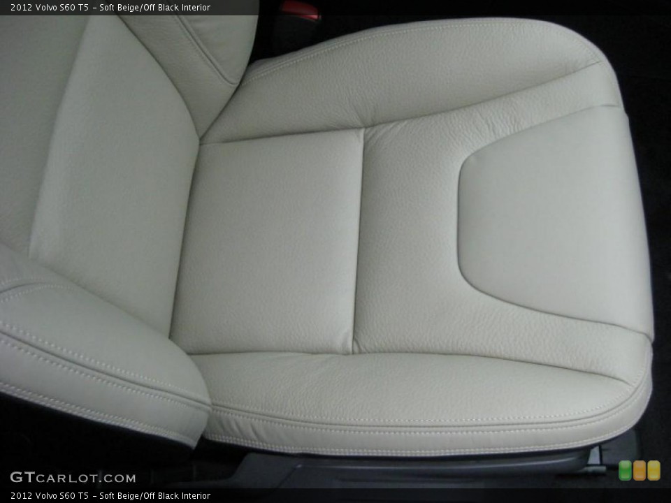 Soft Beige/Off Black Interior Photo for the 2012 Volvo S60 T5 #44897746