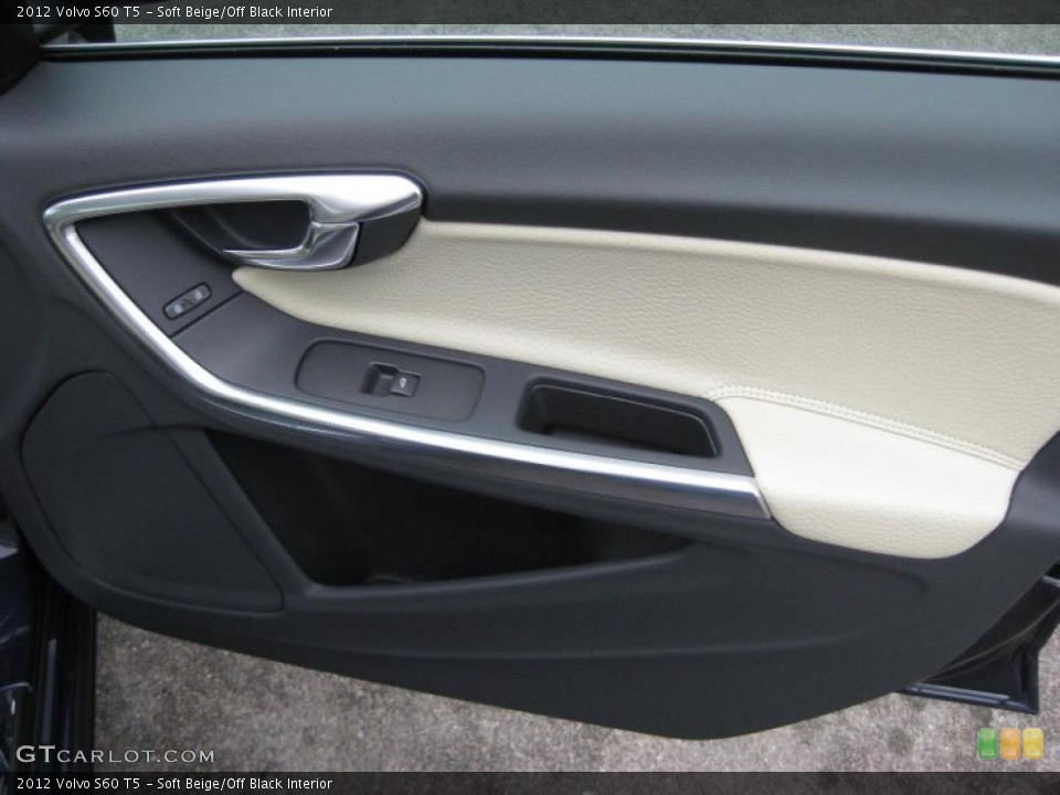 Soft Beige/Off Black Interior Door Panel for the 2012 Volvo S60 T5 #44897758