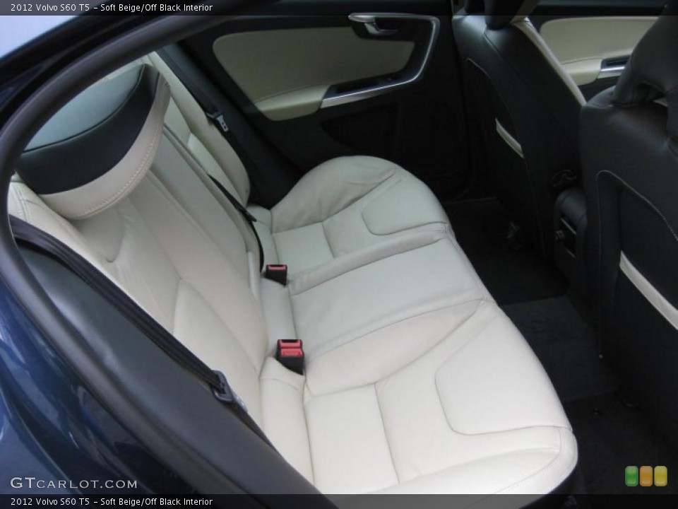 Soft Beige/Off Black Interior Photo for the 2012 Volvo S60 T5 #44897774