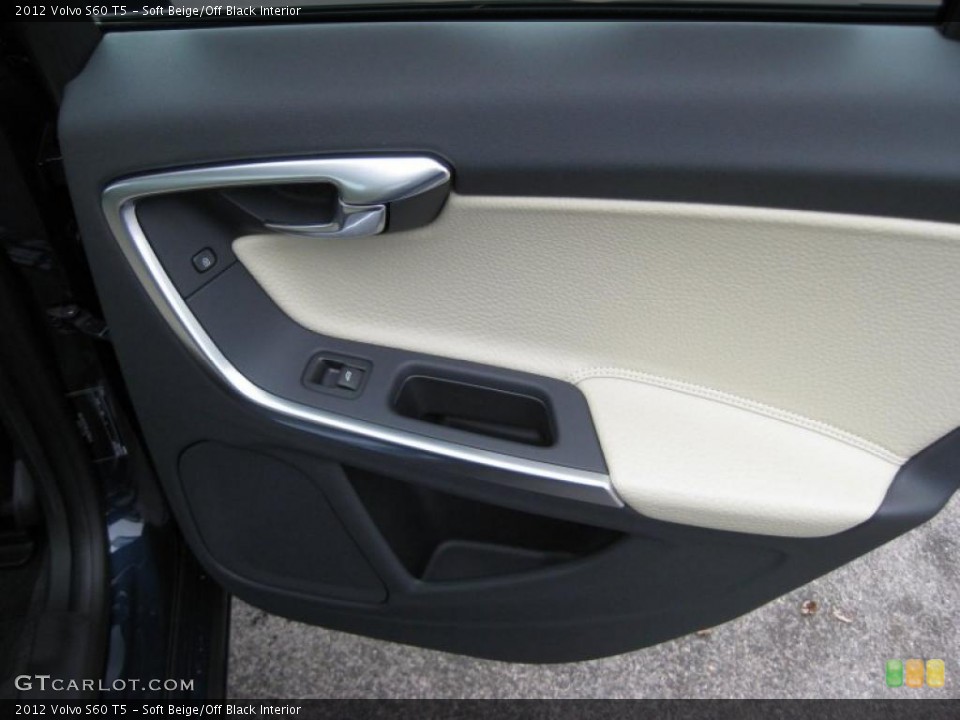 Soft Beige/Off Black Interior Door Panel for the 2012 Volvo S60 T5 #44897806