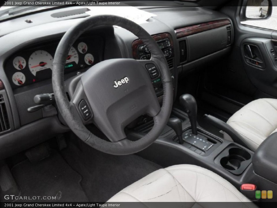 Agate/Light Taupe 2001 Jeep Grand Cherokee Interiors