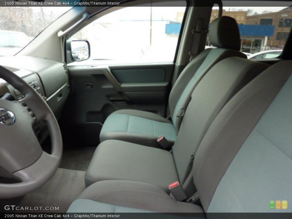 Graphite/Titanium Interior Photo for the 2005 Nissan Titan XE Crew Cab 4x4 #44904691