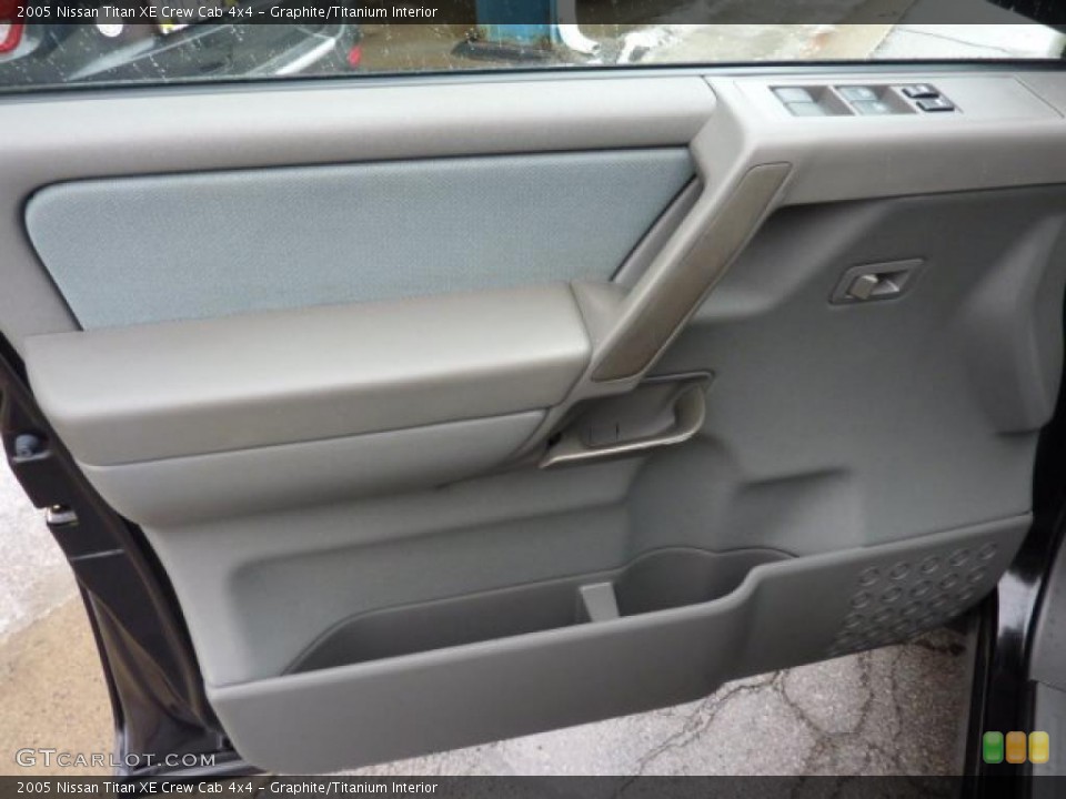 Graphite/Titanium Interior Door Panel for the 2005 Nissan Titan XE Crew Cab 4x4 #44904725